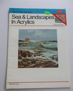 Seascapes & Landscapes in Acrylics (How to Draw & Paint),Used