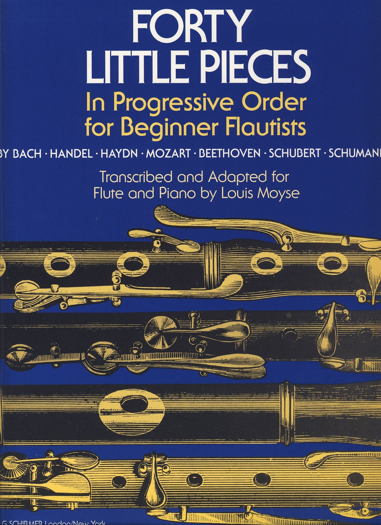 FORTY LITTLE PIECES IN PROGRESSIVE ORDER FOR BEGINNER FLUTISTS,Used