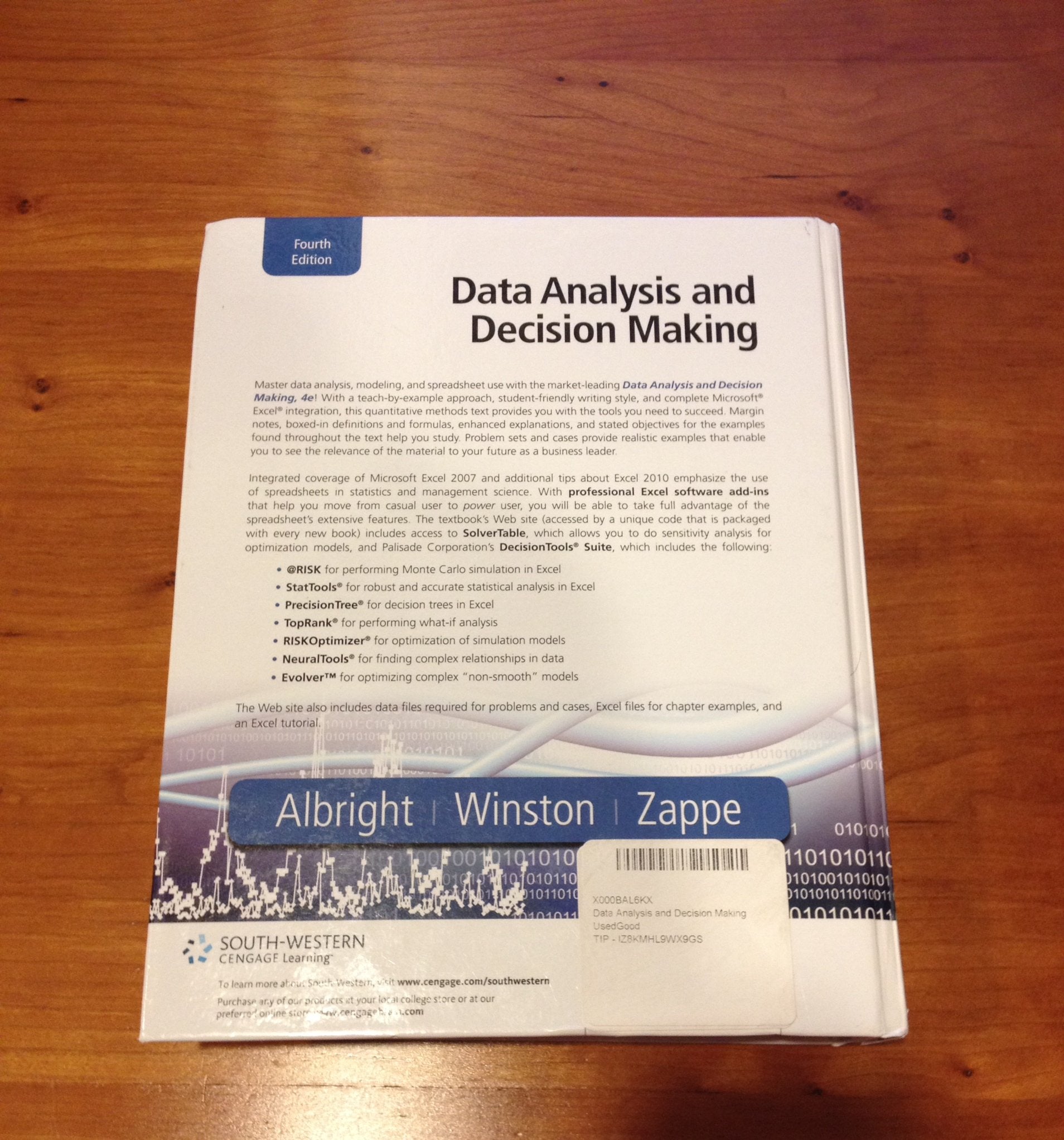 Data Analysis and Decision Making,Used