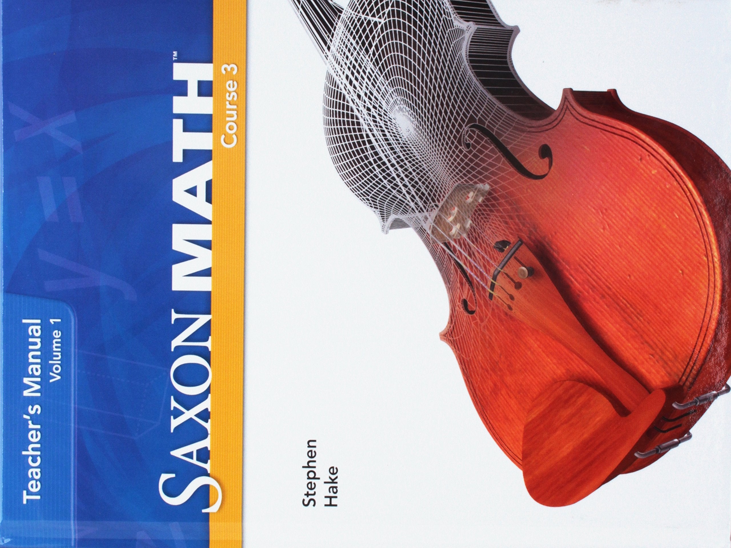 Saxon Math Course 3 Teacher's Manual Volume 1,Used
