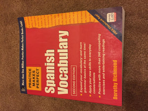 Spanish Vocabulary (Practice Makes Perfect) (Spanish Edition),Used