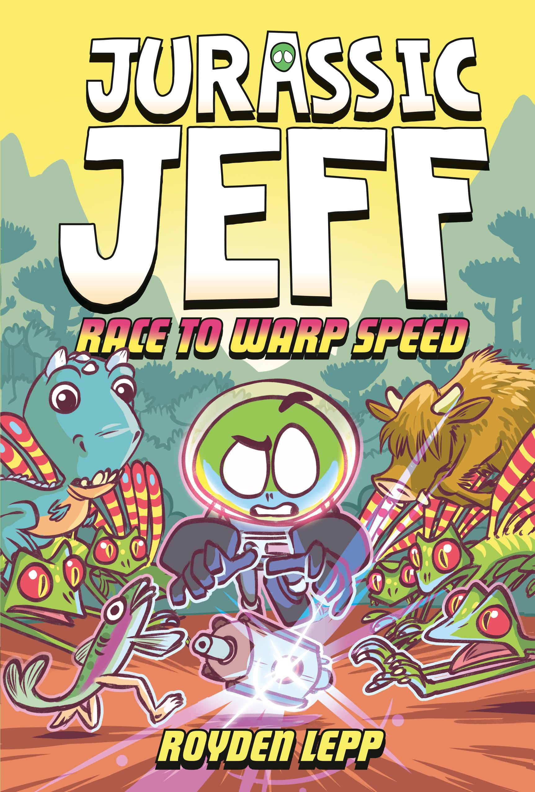 Jurassic Jeff: Race To Warp Speed (Jurassic Jeff Book 2): (A Graphic Novel) (Jeff In The Jurassic),Used
