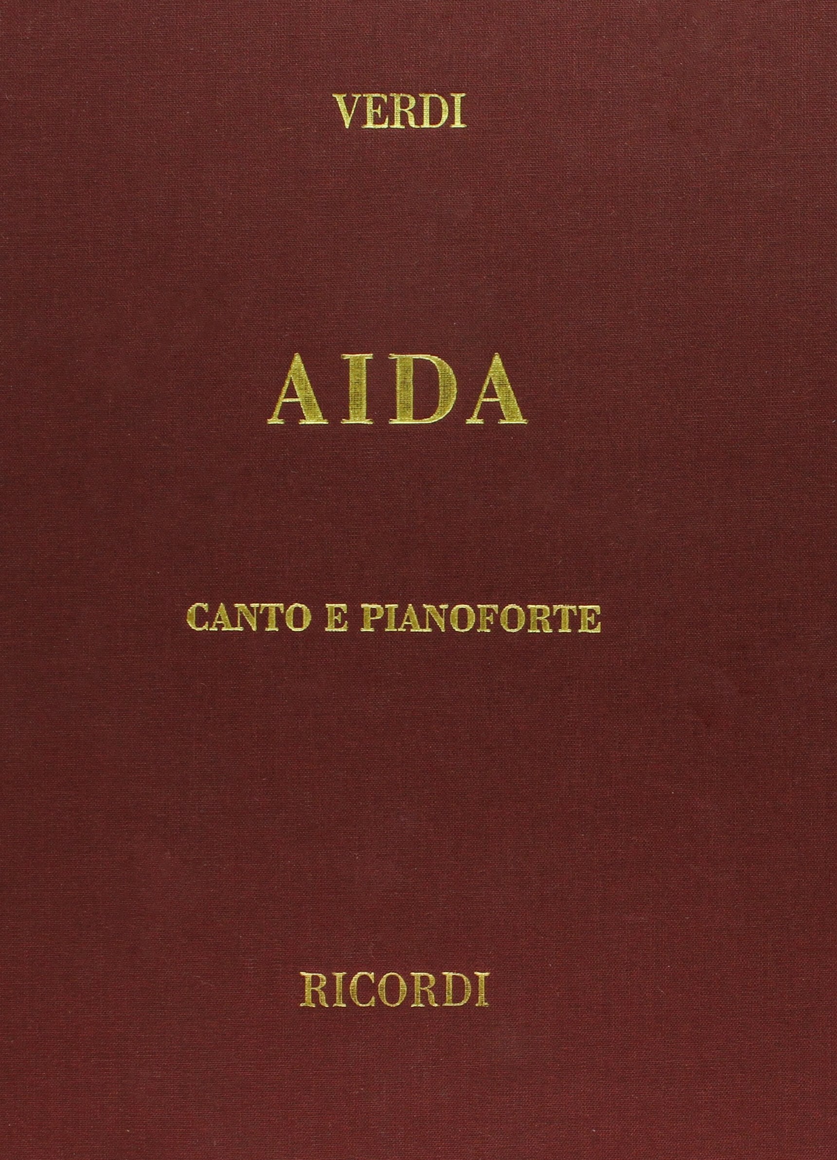 Aida: Vocal Score, Cloth, It,Used