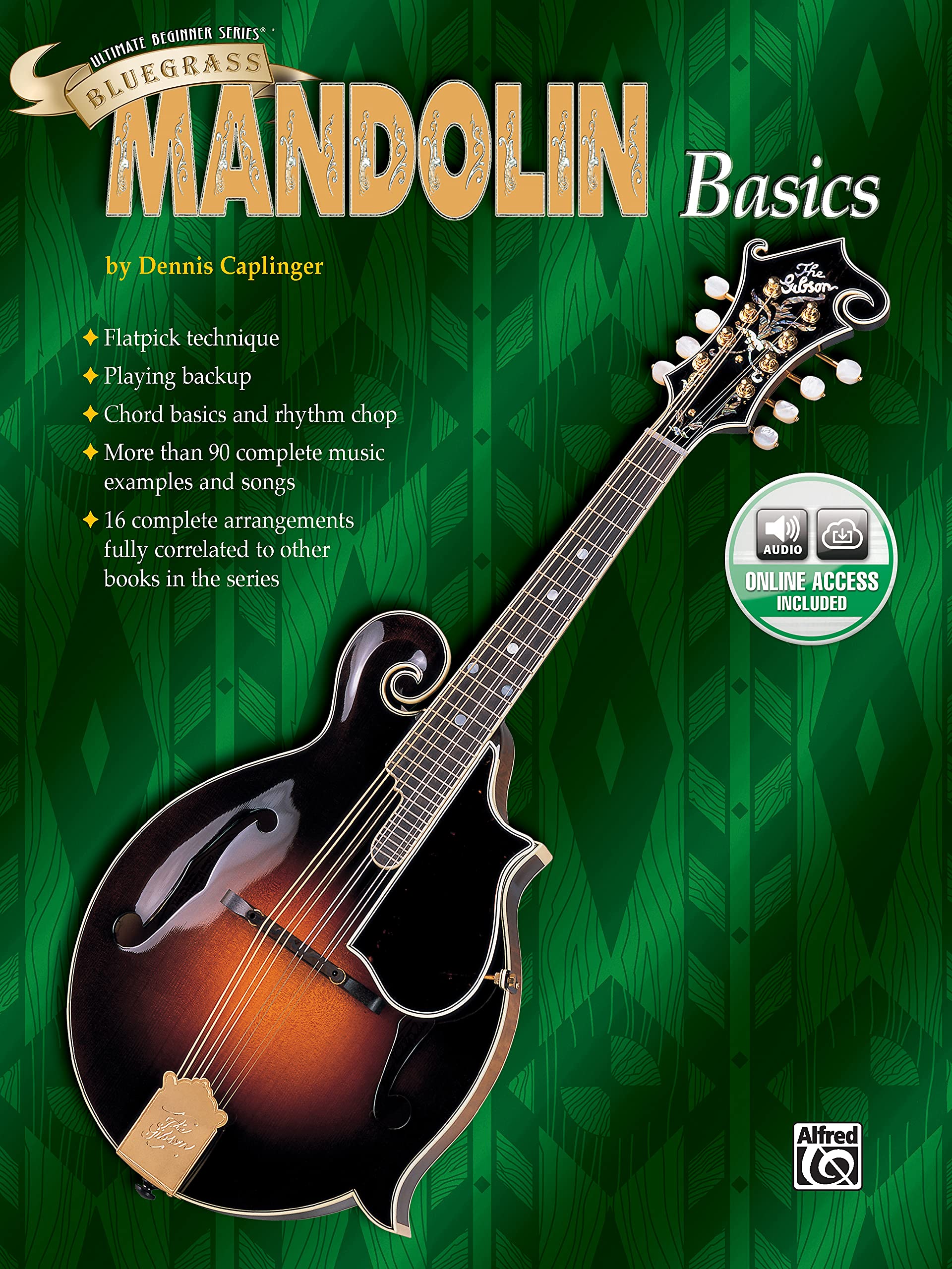 Bluegrass Mandolin Basics (Ultimate Beginner Series, Book & CD),Used