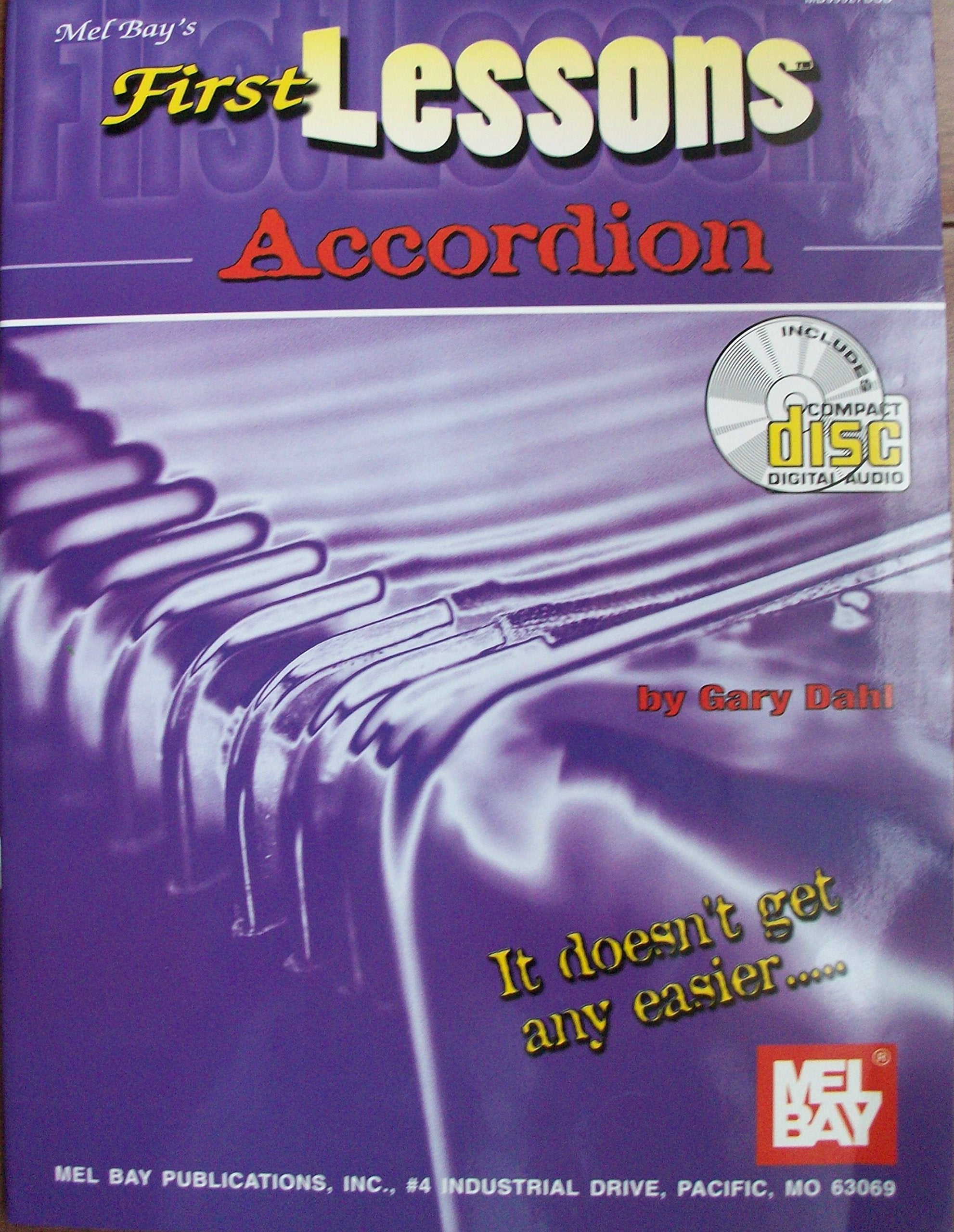 Mel Bay First Lessons Accordion,Used