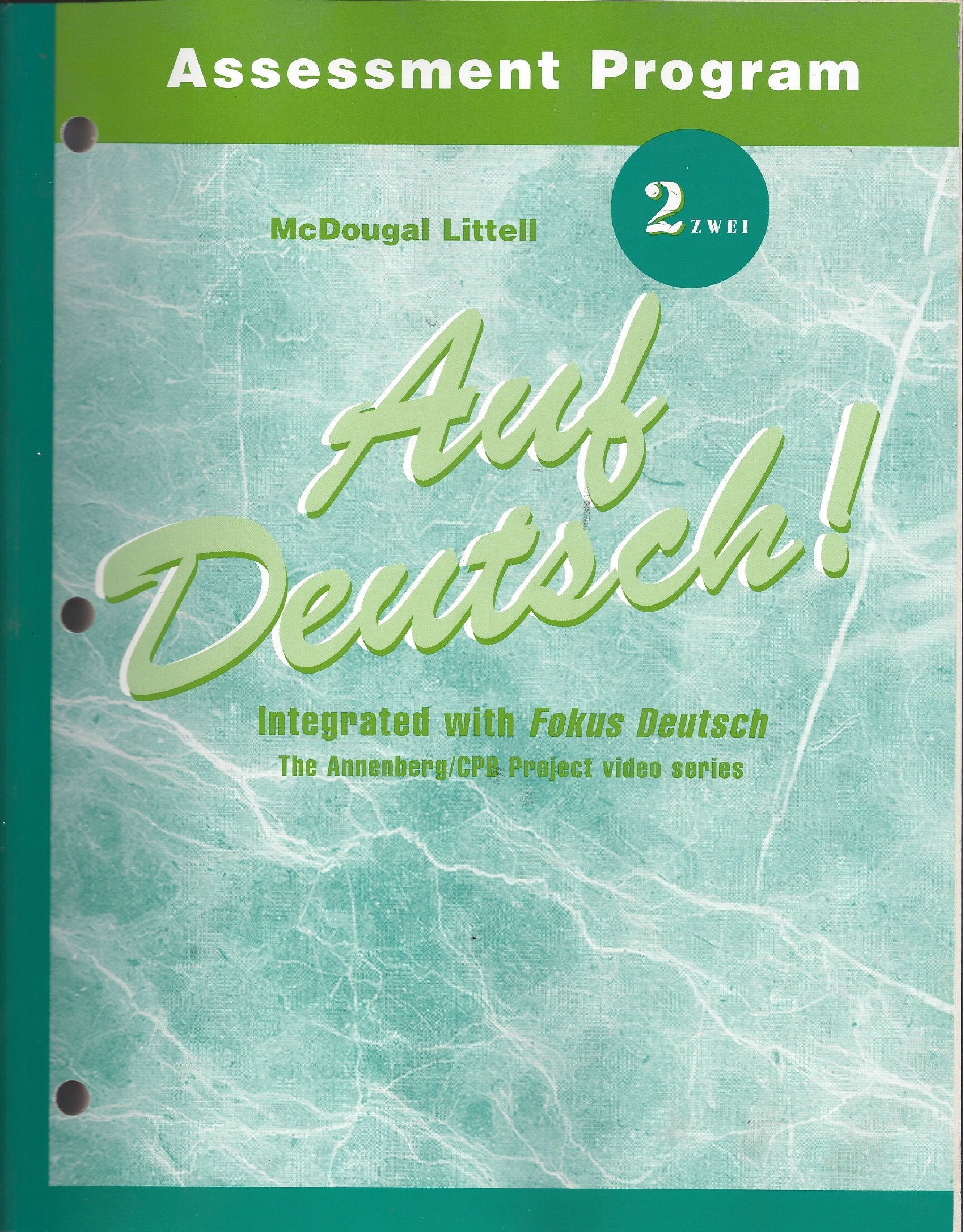 Auf Deutsch! Assessment Program 2 Zwei,Used