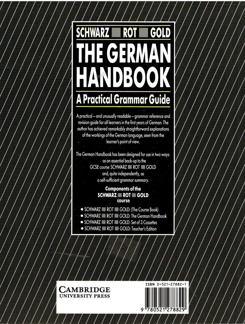 Schwarz Rot Gold German handbook (German Edition),Used