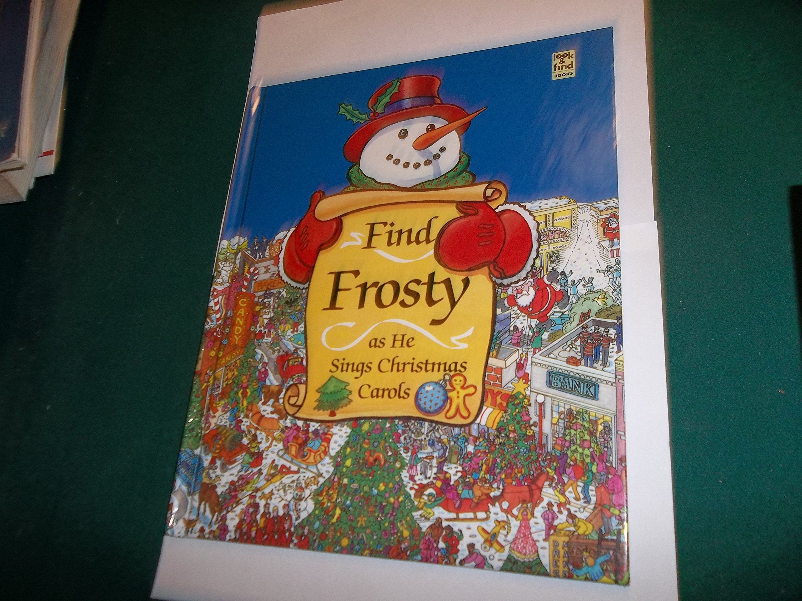 Find Frosty as He Sings Christmas Carols (Look & Find Books),Used