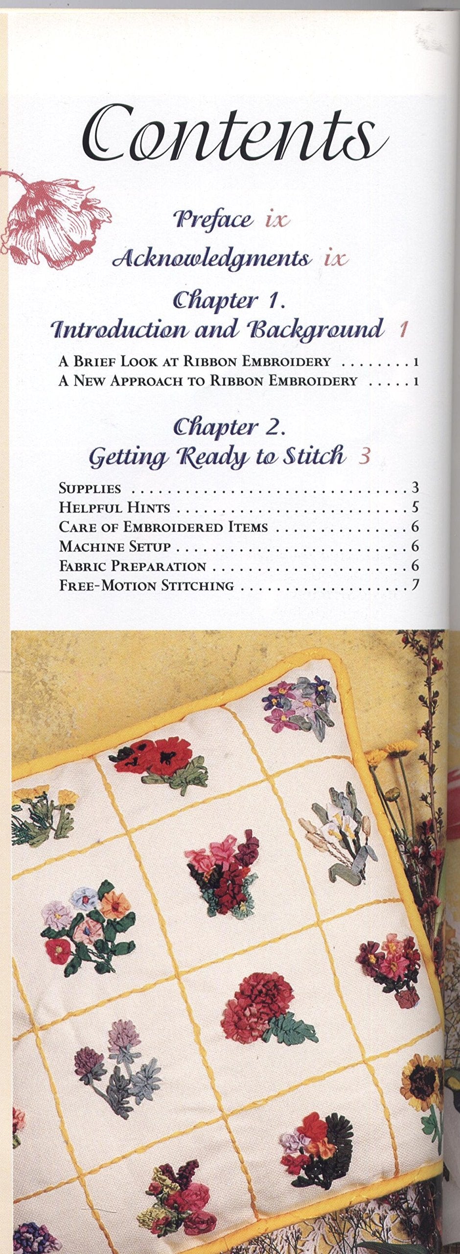 Ribbon Embroidery by Machine,New