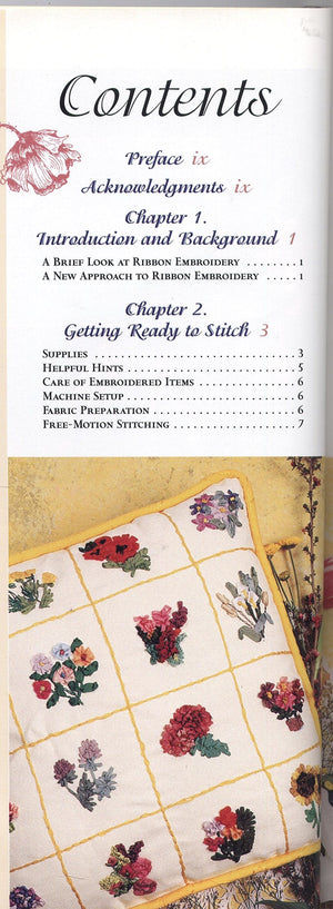 Ribbon Embroidery by Machine,Used