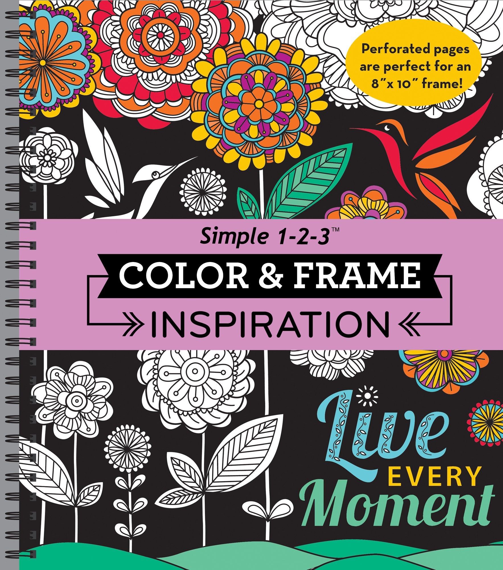 Color & Frame  Inspiration (Adult Coloring Book)