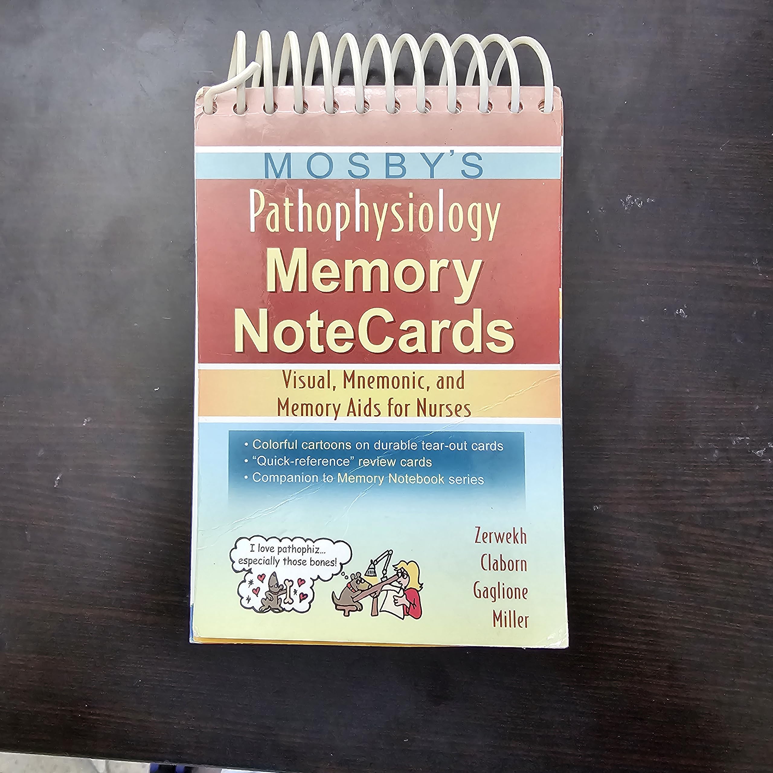Mosby's Pathophysiology Memory NoteCards: Visual, Mnemonic, and Memory Aids for Nurses,Used