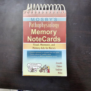 Mosby's Pathophysiology Memory NoteCards: Visual, Mnemonic, and Memory Aids for Nurses,Used