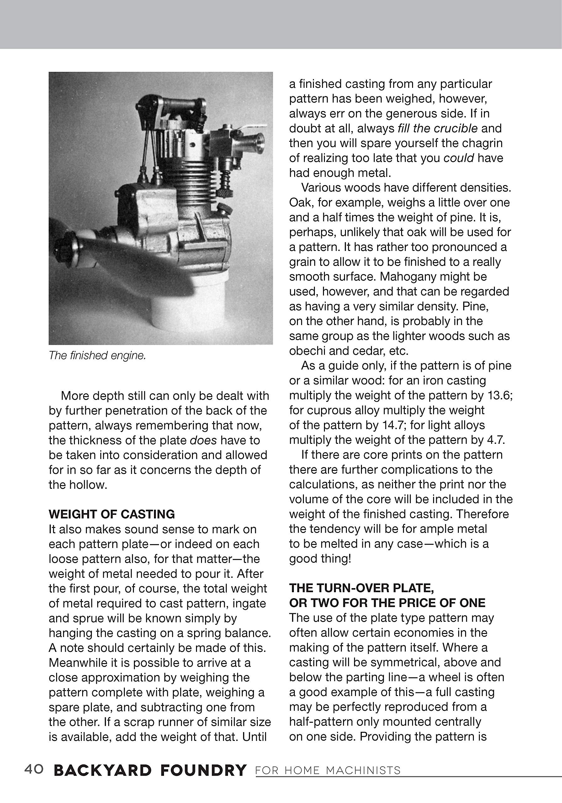 Backyard Foundry For Home Machinists (Fox Chapel Publishing) Metal Casting In A Sand Mold For The Home Metalworker; Information