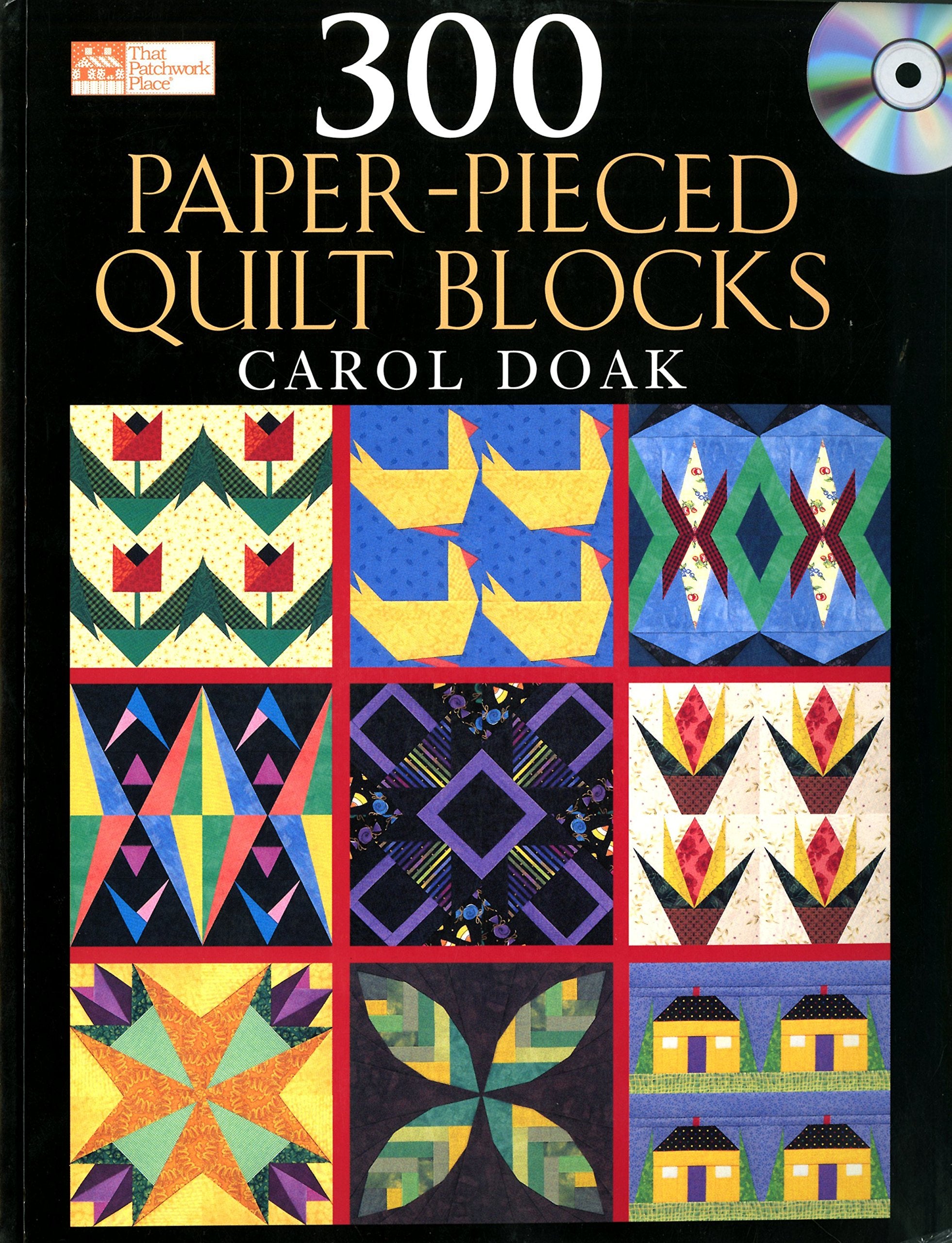 300 Paperpieced Quilt Blocks (Book & Cd)