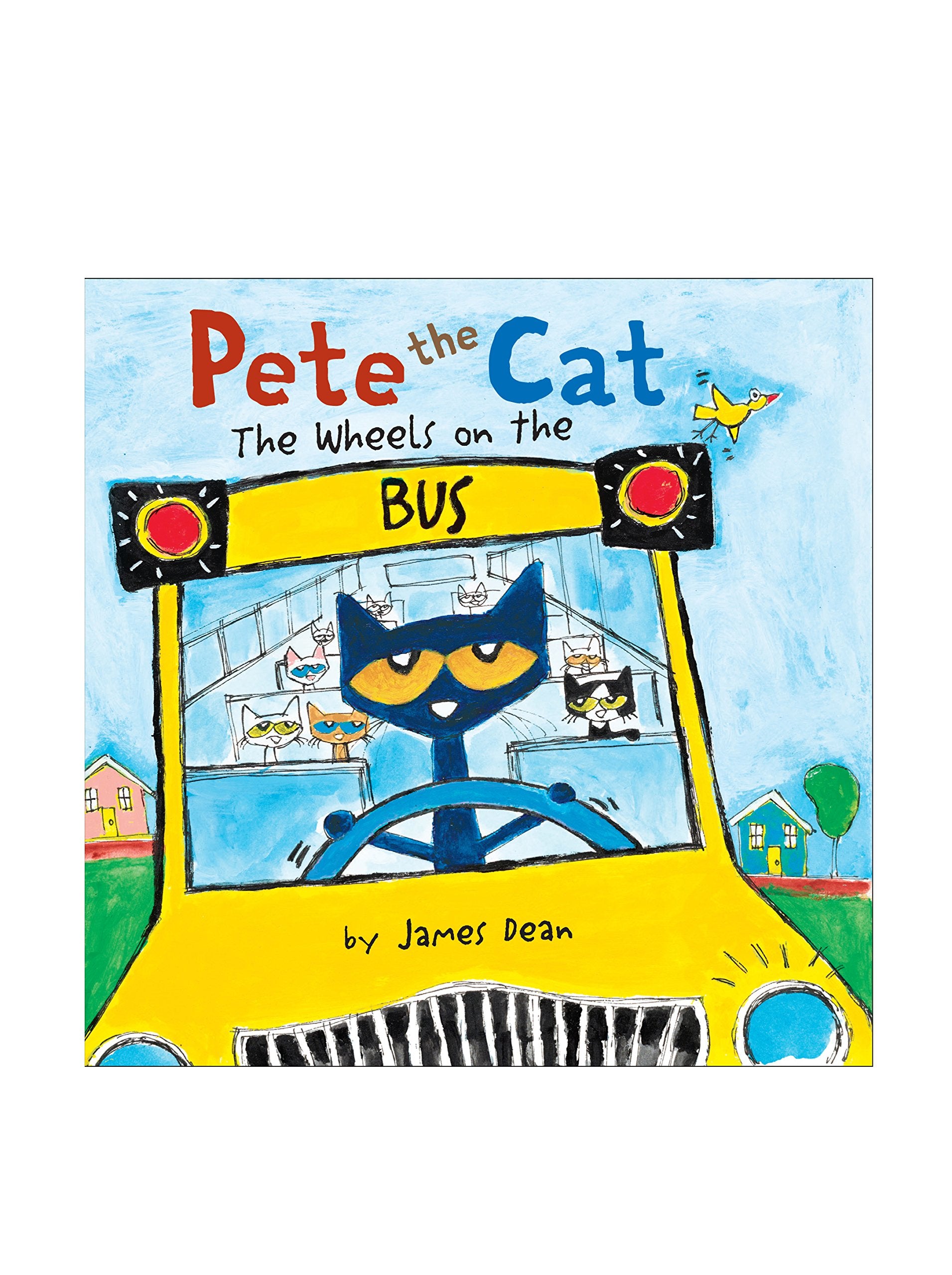 Pete the Cat: The Wheels on the Bus Board Book,Used