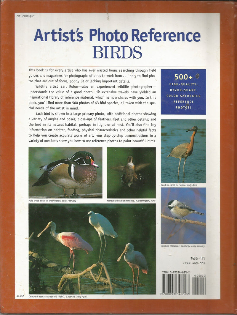 Artist's Photo Reference: Birds,Used