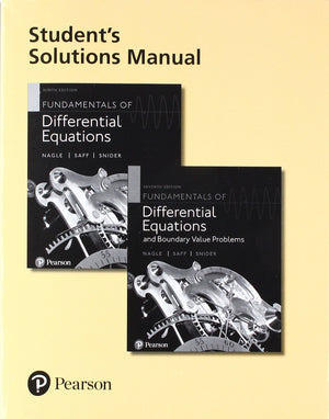 Student Solutions Manual for Fundamentals of Differential Equations and Fundamentals of Differential Equations and Boundary Valu,Used