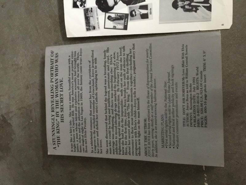 Don't Ask Forever: My Love Affair With Elvis: A Washington Woman's Secret Years With Elvis Presley,Used