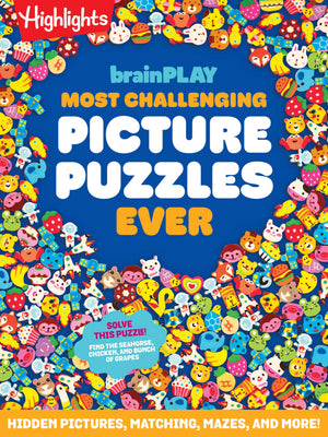 Brainplay Most Challenging Picture Puzzles Ever: Hidden Pictures, Matching, Mazes, And More! (Brainplay Puzzle Books)
