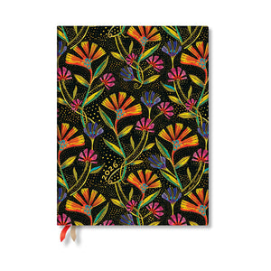 Paperblanks | 2026 Wild Flowers | Playful Creations | 12Month Planner Flexis | Ultra | Vertical | Elastic Band | 176 Pg | 100 G