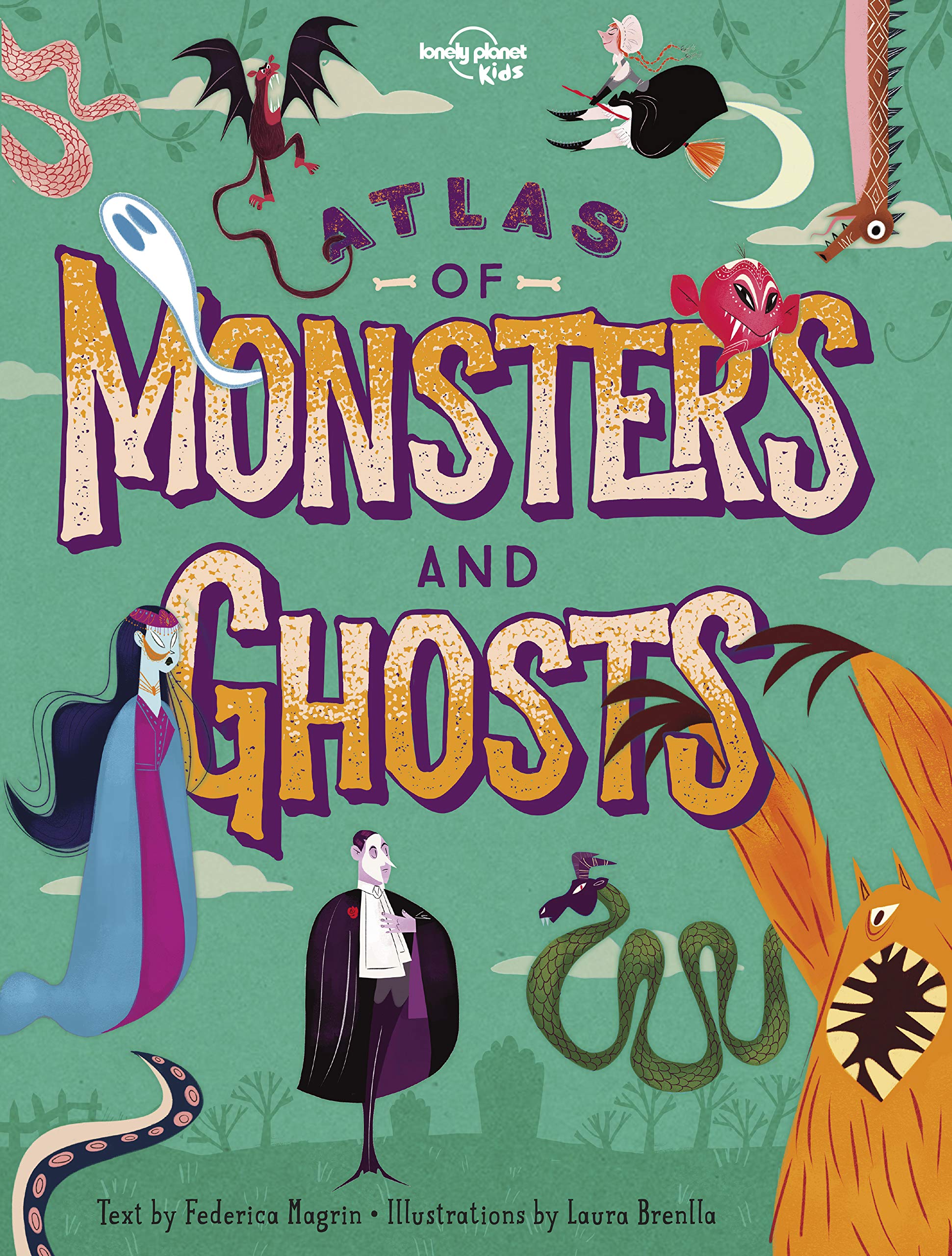 Atlas of Monsters and Ghosts 1ed anglais,Used