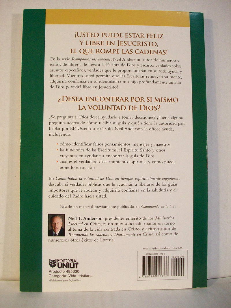 Como Hallar La Voluntad De Dios En Tiempos Espiritualmente Enganosos/finding God's Will In Spiritual Deceptive Times (Spanish Ed,Used