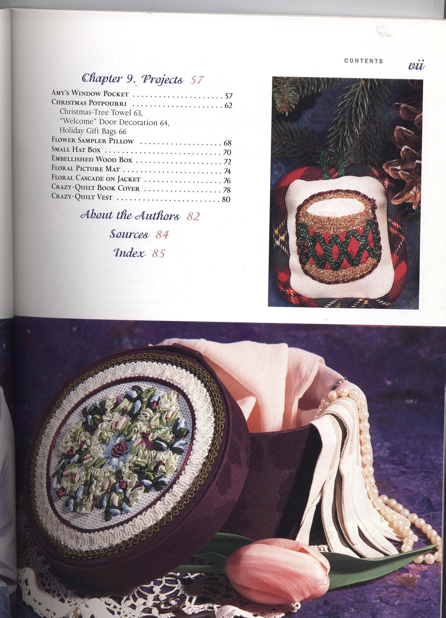 Ribbon Embroidery by Machine,Used