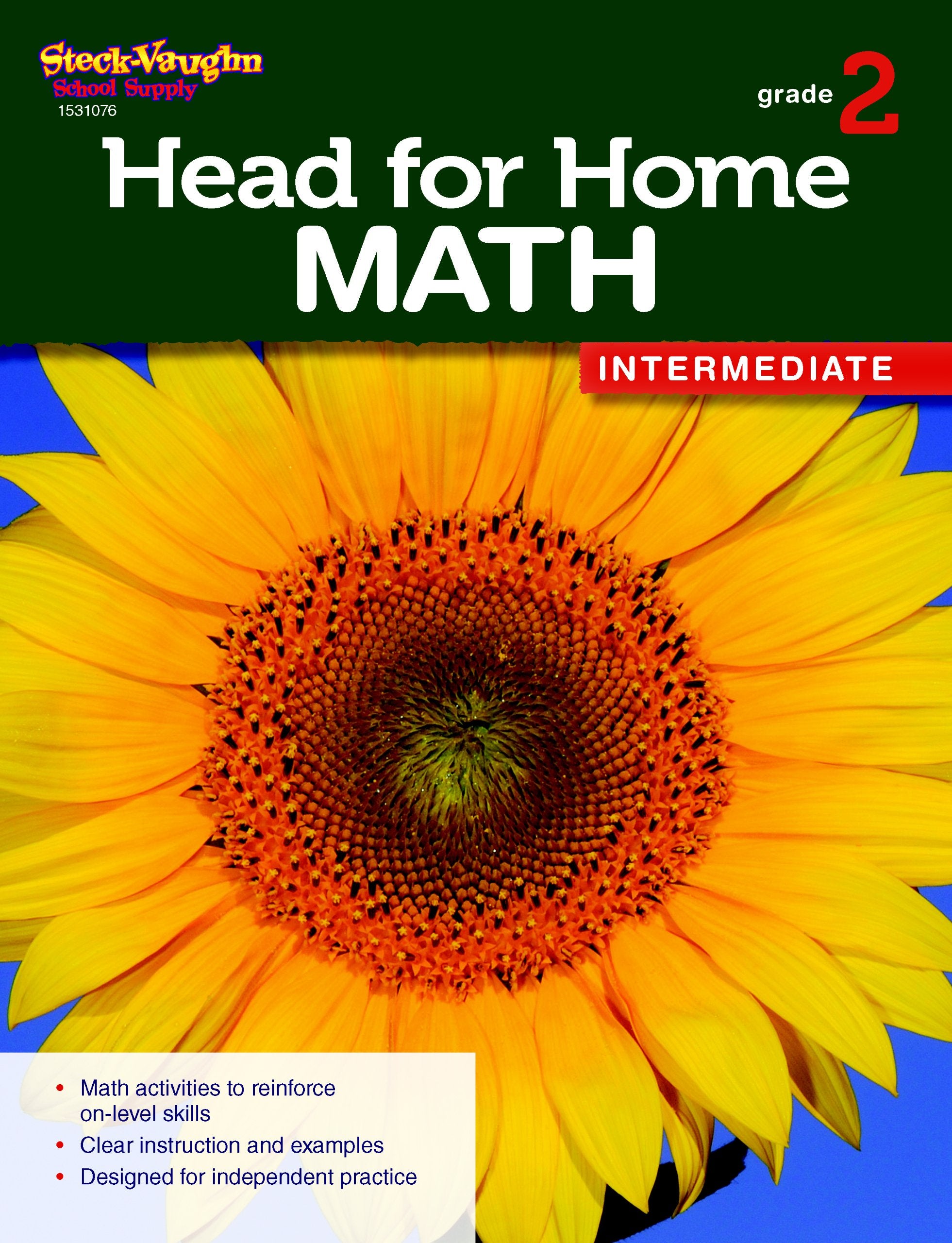 Head for Home Math: Intermediate Workbook Grade 2,Used