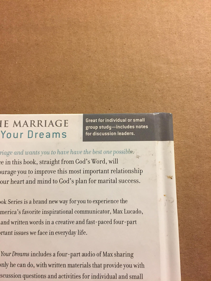 Growing the Marriage of Your Dreams: 4 Interactive Bible Studies for Individuals or Small Groups (Max on Life),Used