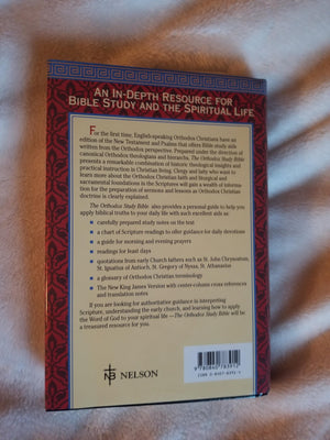 The Orthodox Study Bible: New Testament and Psalms,New
