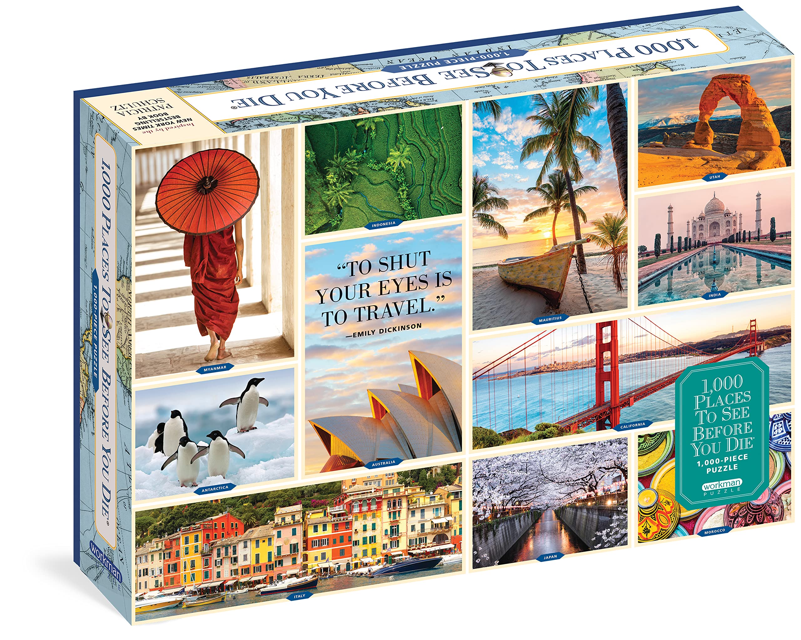 1,000 Places To See Before You Die 1,000Piece Puzzle (Workman Puzzles)