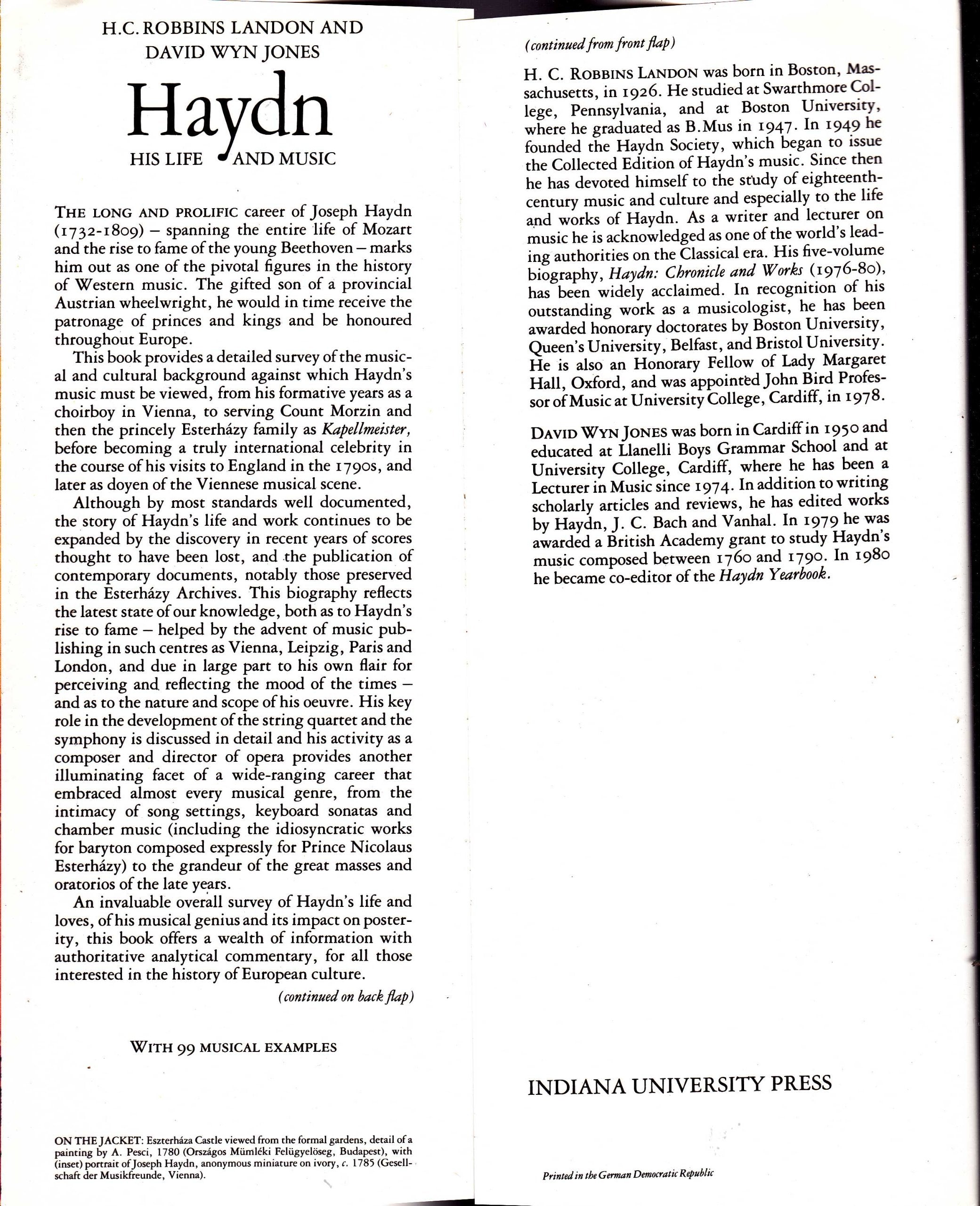 Haydn: His Life And Music