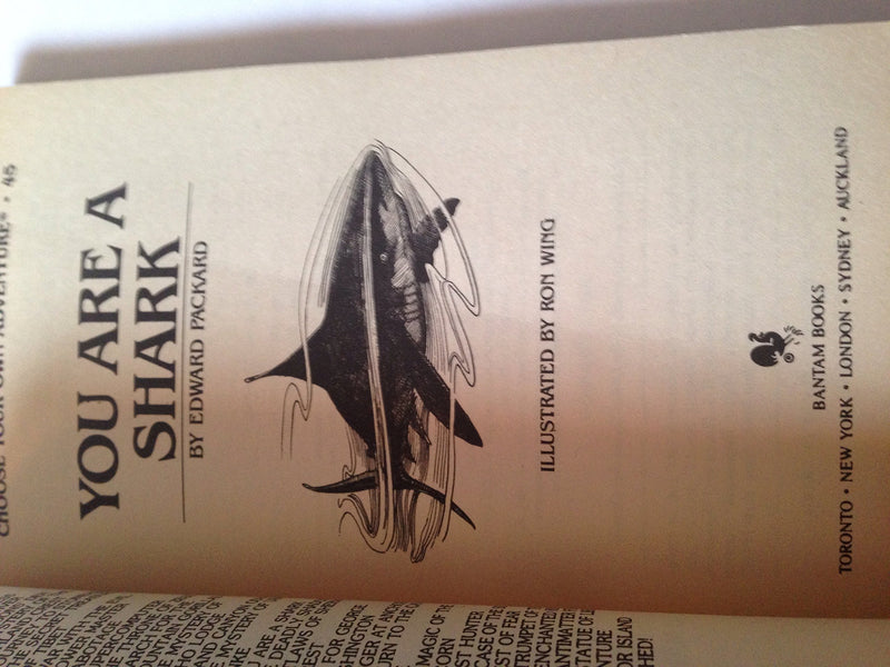 You Are a Shark (Choose Your Own Adventure #45),Used