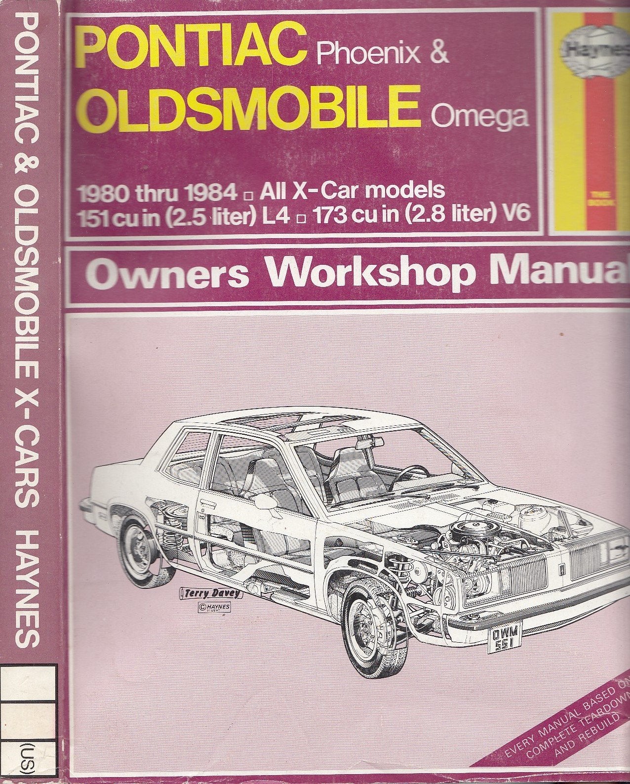 Pontiac Phoenix and Oldsmobile Omega Owners Workshop Manual/1980 Thru 1984,Used