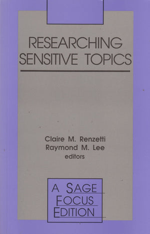 Researching Sensitive Topics (Sage Focus Editions),Used