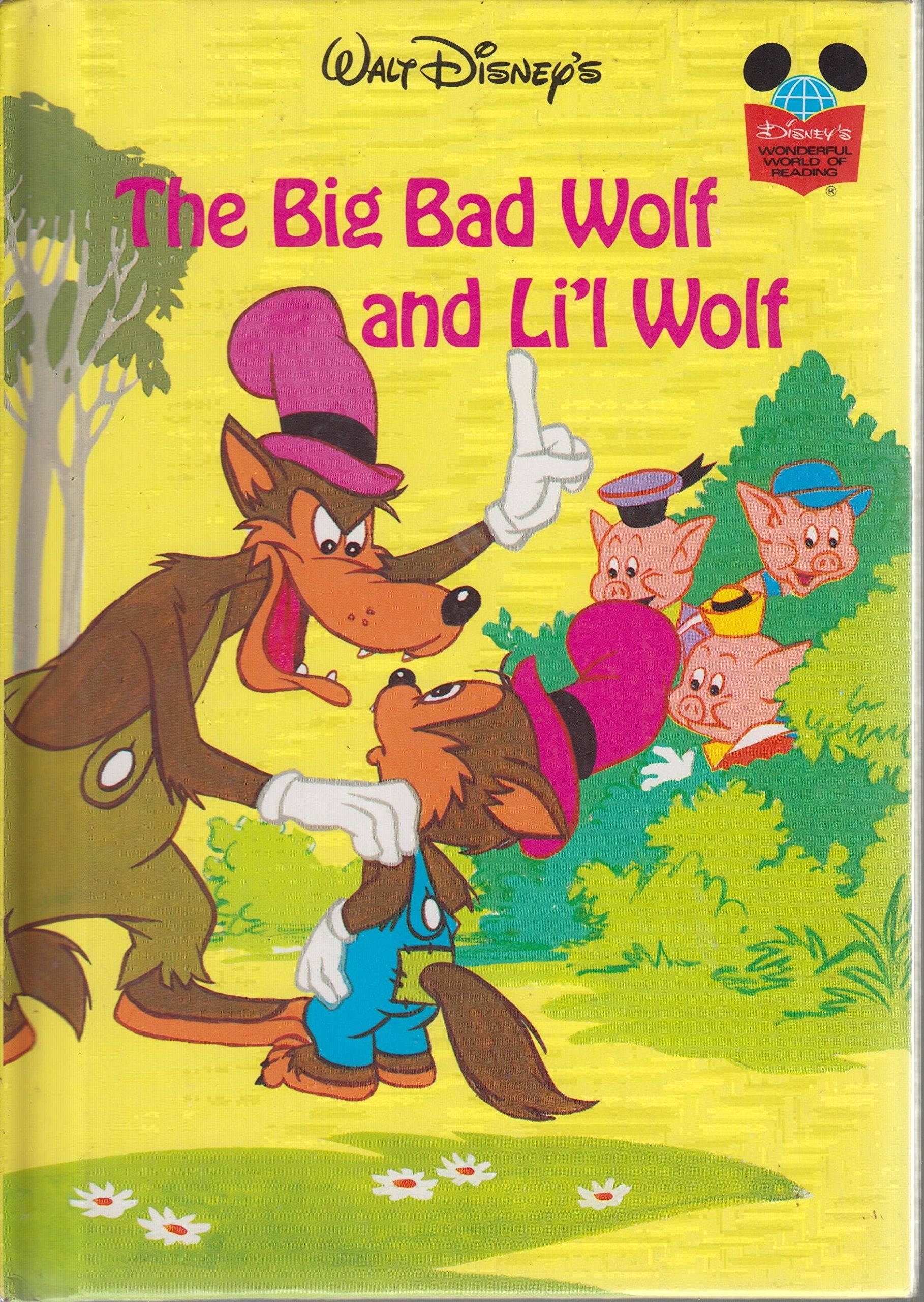 Walt Disney Productions Presents The Big Bad Wolf And Lil Wolf (Disneys Wonderful World Of Reading)-new