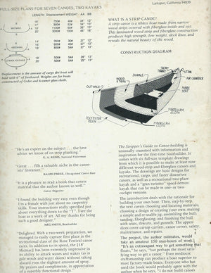 The Stripper'S Guide To Canoebuilding,Used