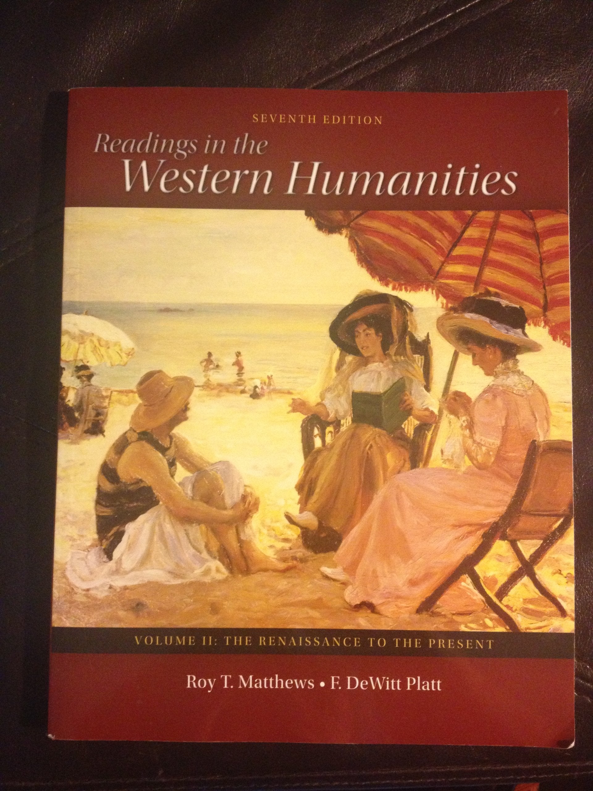 Readings in the Western Humanities Volume 2,Used