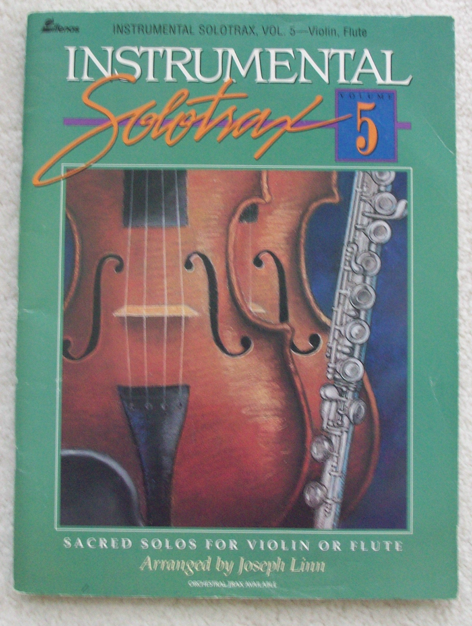 Instrumental Solotrax  Volume 5: Sacred Solos for Violin or Flute,Used
