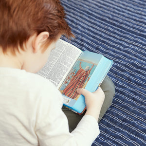 KJV Classic Children's Bible, Seaside Edition, Fullcolor Illustrations with Zipper (Hardcover): Holy Bible, King James Version,New