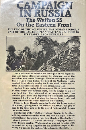 Campaign in Russia: The Waffen SS on the Eastern Front,Used
