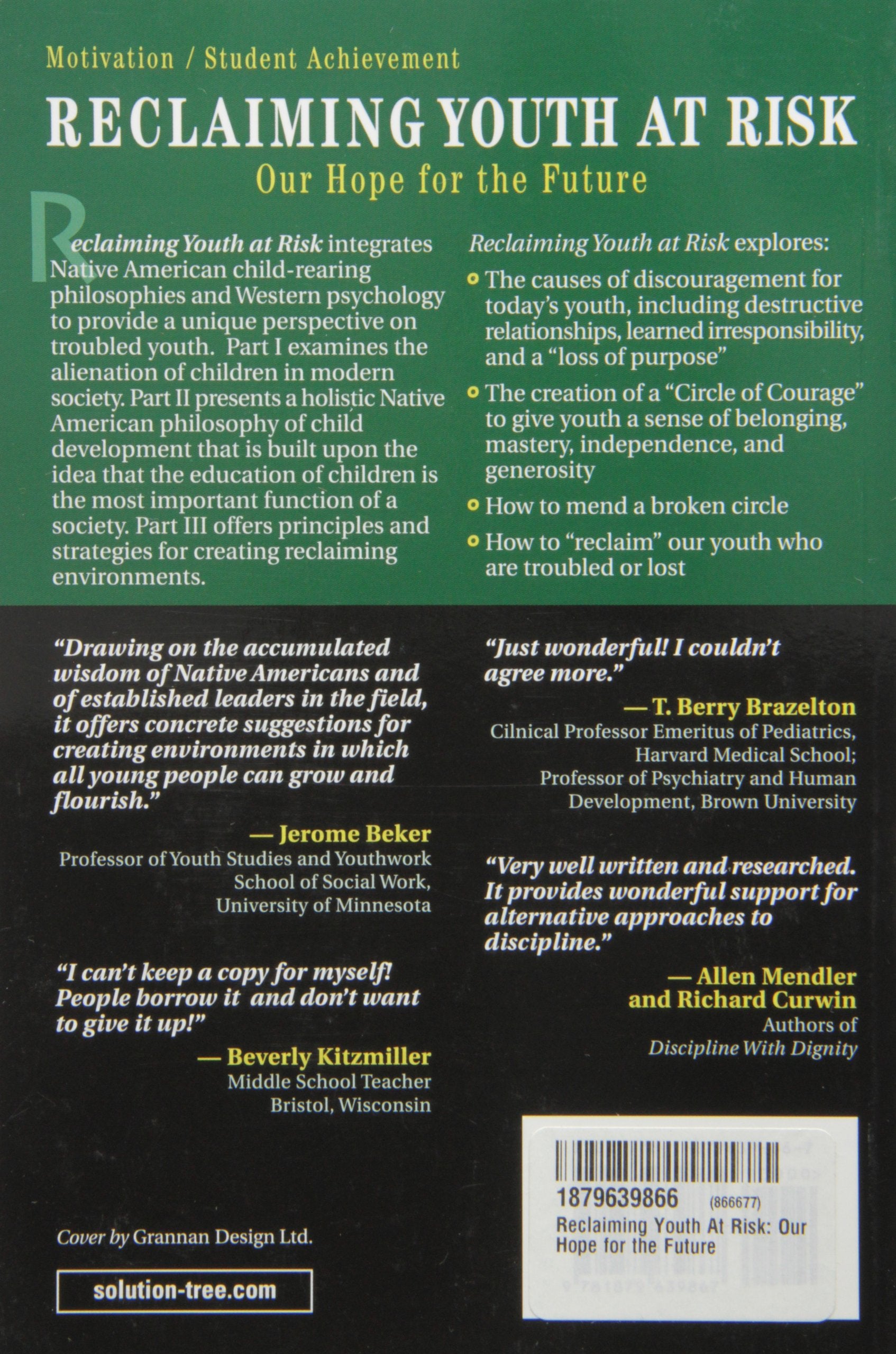 Reclaiming Youth at Risk: Our Hope for the Future,Used