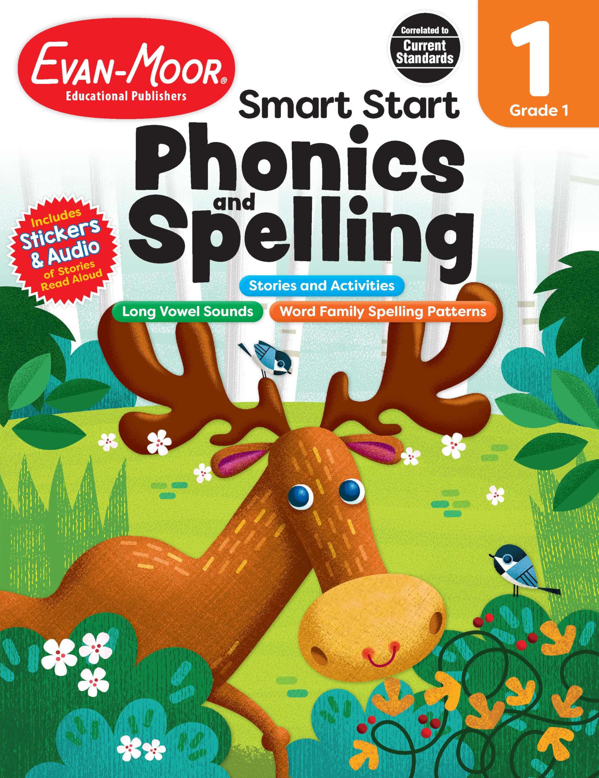 Evanmoor?S Smart Start Phonics And Spelling Workbook For Grade 1, Beginning Reading, Spelling Patterns, Learn To Read, Homescho,Used
