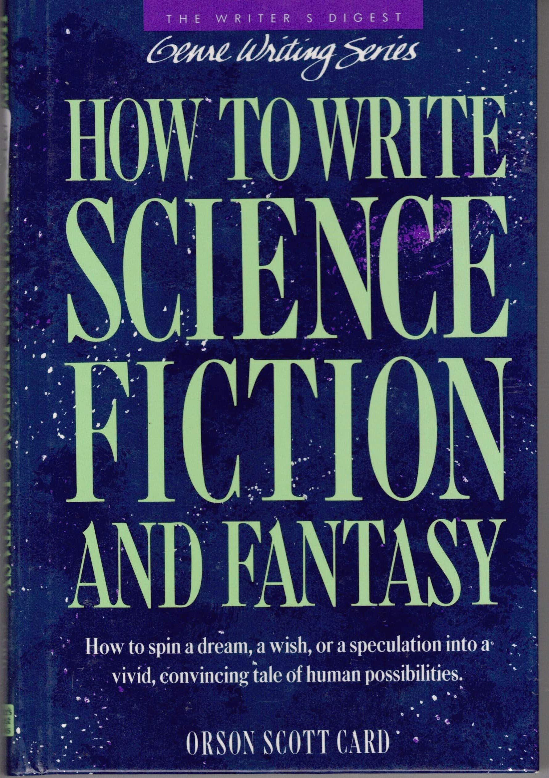 How to Write Science Fiction and Fantasy (Genre Writing),Used