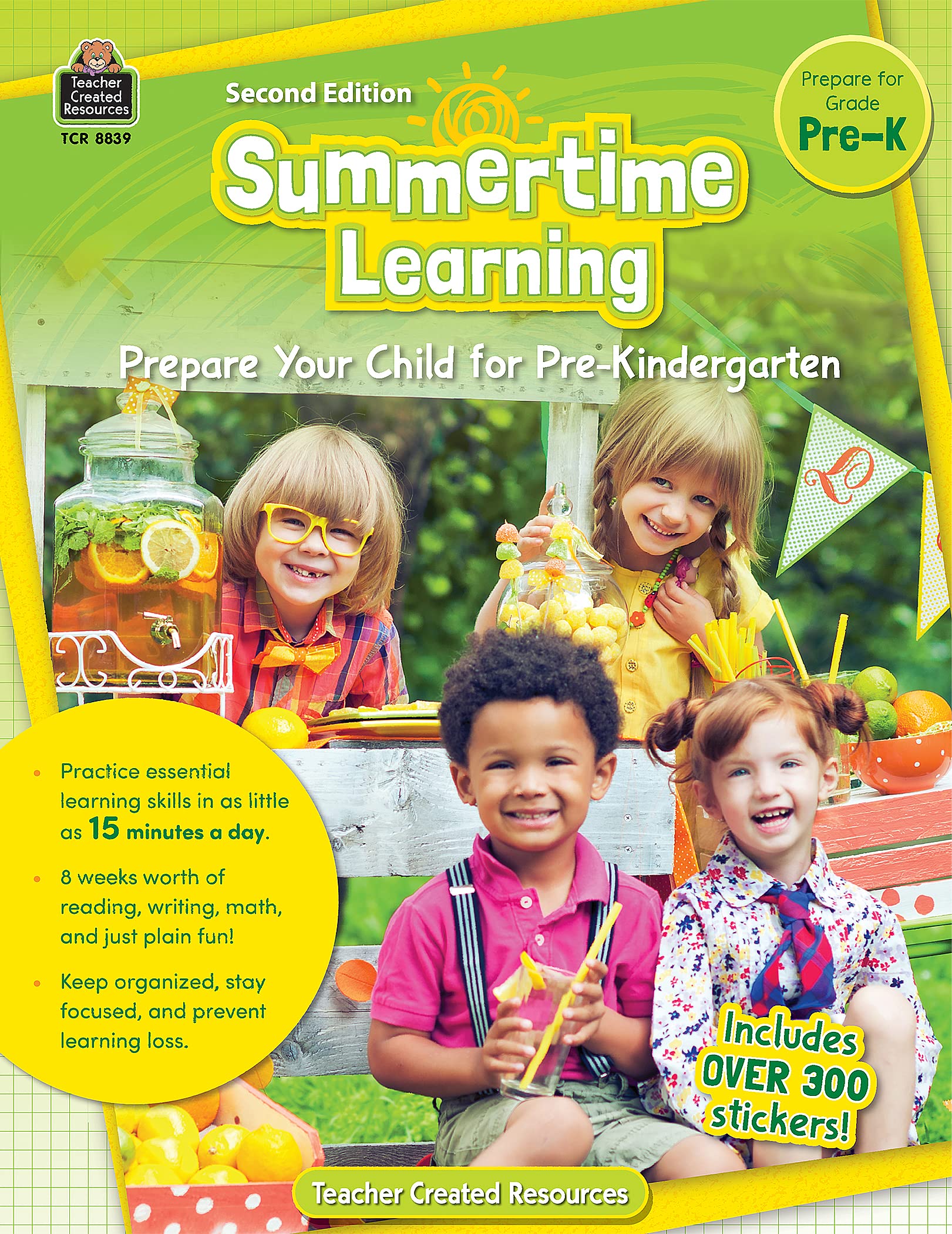Summertime Learning, Second Edition (Prep. for Prek),Used