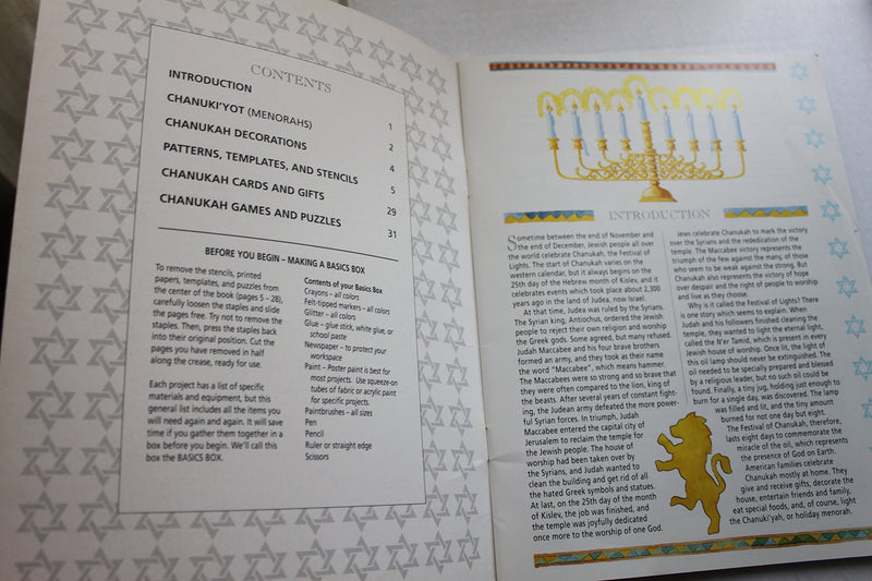 Chanukah Fun: Includes Stencils, Special Papers, and All Kinds of Super Ideas for Holiday Games, Gifts, and Decorations,Used