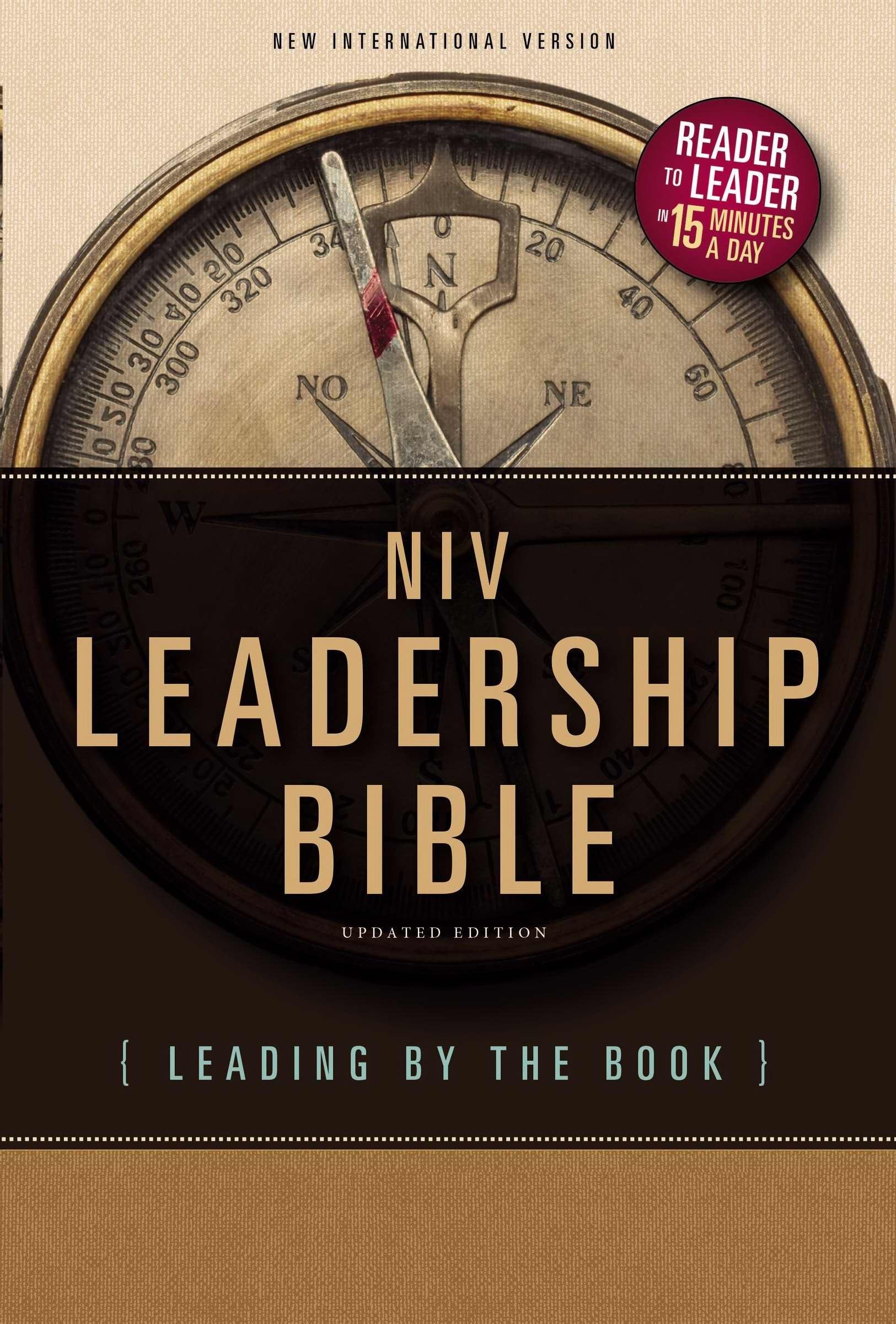 NIV, Leadership Bible, Hardcover: Leading by The Book,Used