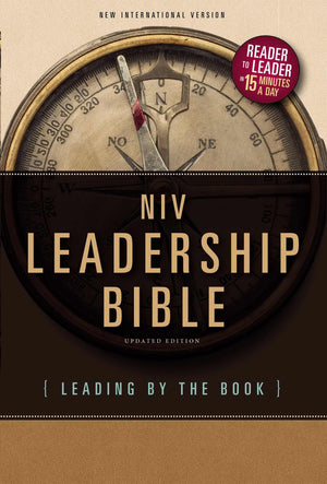 NIV, Leadership Bible, Hardcover: Leading by The Book,Used