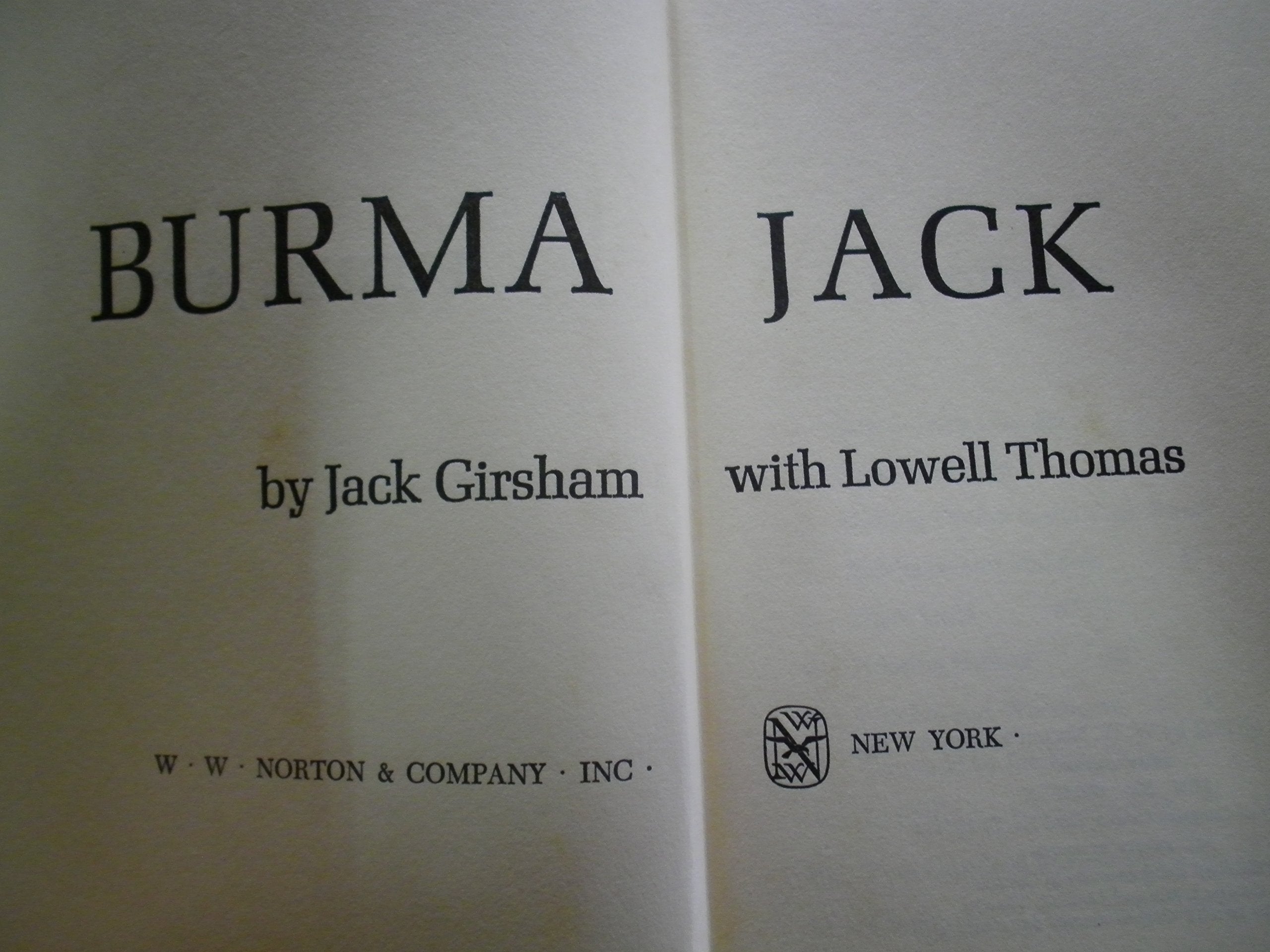 Burma Jack-used